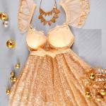 لانجري الوان قصير درعات فراشه