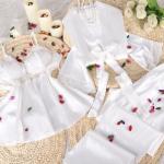 بجامه 3 قطع ساتان الوان في تانتيل