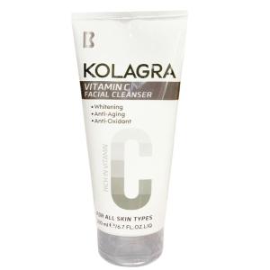 Kolagra كولاجرا غسول لتبييض الوجه مع فيتامين سي لجميع أنواع البشرة - 200 مل