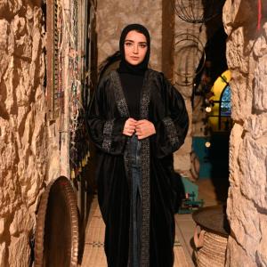 قفطان بـ اكسسوار شرقي كنر اسلاميه