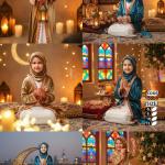 عبايه شرايط 3 قطع الوان