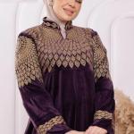 عبايه قطيفة هايدي الوان نقشه سمبوسكه