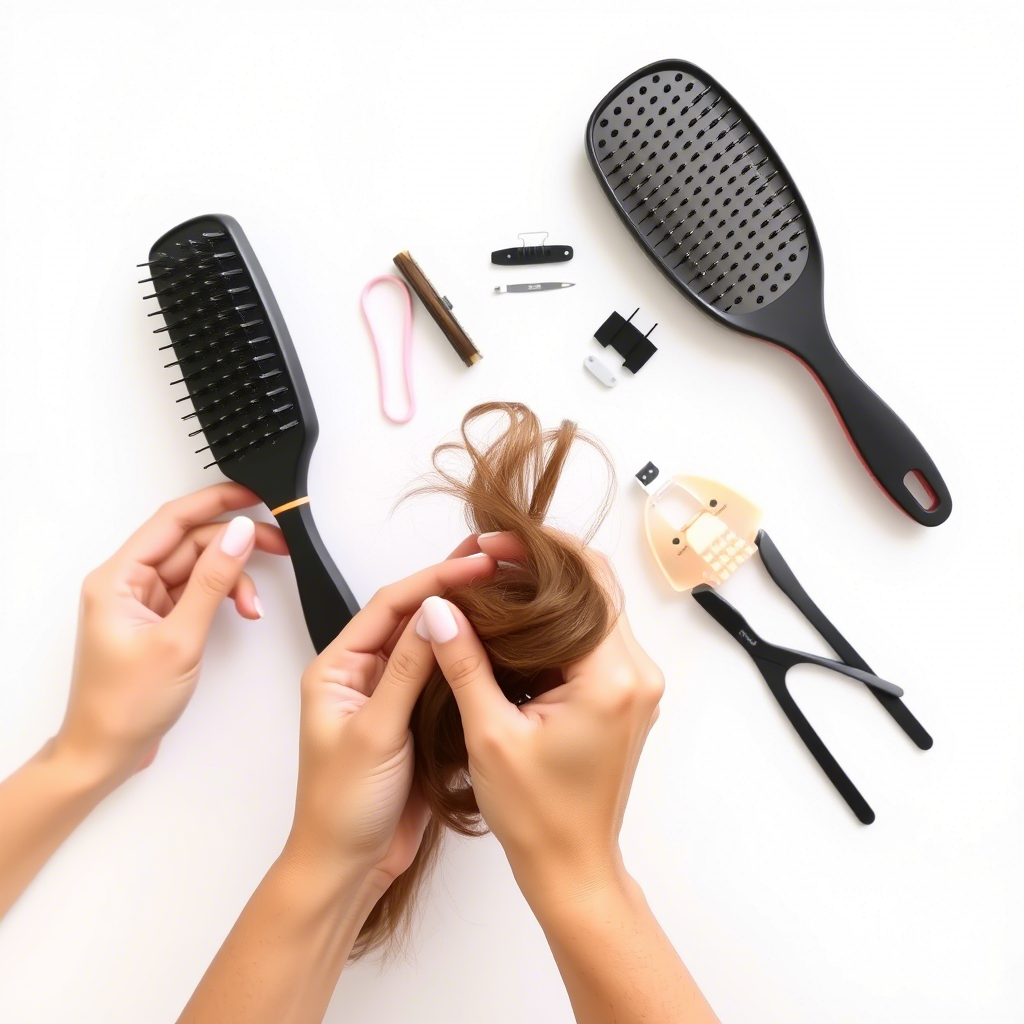 أساسيات تصفيف الشعر في المنزل - مجاني
