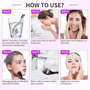 نظام ديرما رولر 1 ملم 540 ابرة لنمو الشعر من فيتيلي