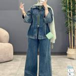 سوت قطعتين جينس