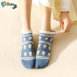 6 قطع شراب حريمي انكل اشكال ابيض في ازرق