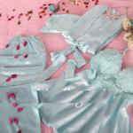 بجامه 3 قطع ساتان الوان في تانتيل