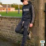 ترينج مطبوع الوان بخطين