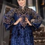 عبايه فروع مع ورود قطيفه الوان