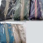 عبايه كابتشو قطيفه الوان نقش ورد صغير