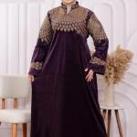 عبايه قطيفة هايدي الوان نقشه سمبوسكه