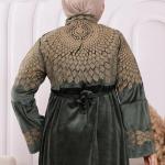 عبايه قطيفة هايدي الوان نقشه سمبوسكه