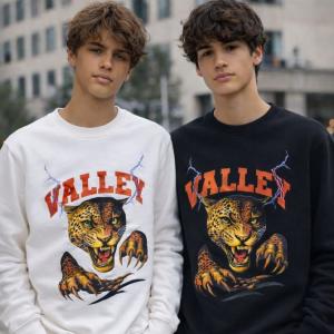 سويتشيرت الوان مطبوع نمر