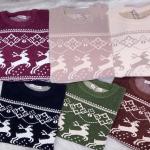 بلوزه كريسماس قطيفه مستورد الوان