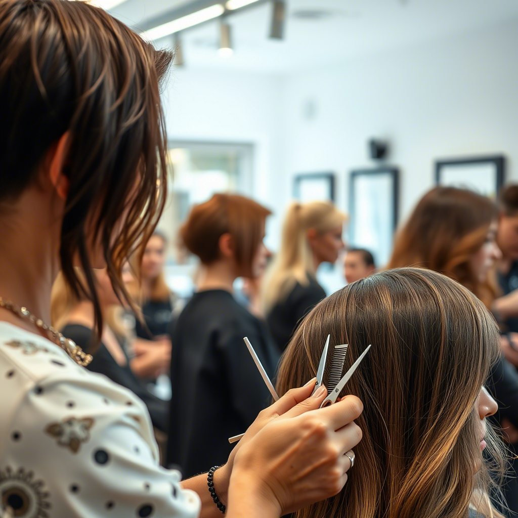 دورة قص الشعر والتسريحات العصرية