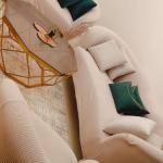 كفر انتريه (قطيفه مضلع) 4قطع الوان