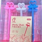 شوك عيد ميلاد على شكل وزة للأطفال مثالية للحفلات والوجبات الخفيفة 12 قطعة 3 ألوان D597 Anya