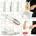 عصارة ليمون و برتقال يدوية + مبشرة ألوان متعددة