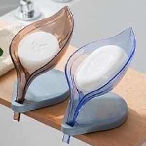 صبانة حوض بفتحات تصريف تسمح للصابون بالجفاف بسرعة، مما يطيل من عمره ويمنع نمو البكتيريا شكل ورقة شجرة ألوان متعددة