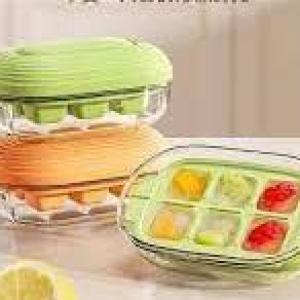 قالب ثلج أكليريك × ألوان 6 خانة 1 قطعة ألوان متعددة