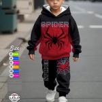 طقم سبيدر ميلتون مطبوع الوان