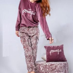 بجامه هفان ساده مع بنطلون نقشه ورود