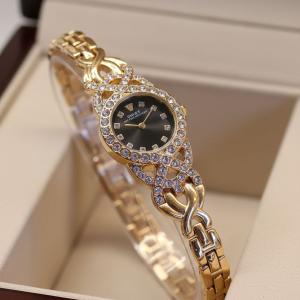 اسوره ساعه بلاسترس ذهبي وفضي الوان