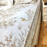 ملايه استيك 3 قطع ابيض في اغصان