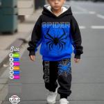 طقم سبيدر ميلتون مطبوع الوان