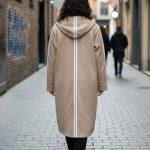 بالطو اسبورت بخطين الوان متعدده