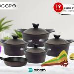 طقم حلل بونسيرا دريم 19 قطعه جرانيت