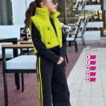 طقم 3 قطع  جاكت بمب مع بلوفر صوف