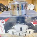 طقم استنلس مقاس 30 5 حلل