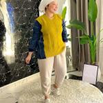 بلاوز صغائر مطعم جينز الوان