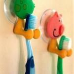 حافظة فرش أسنان سيليكون أشكال 1 قطعة ألوان متعددة