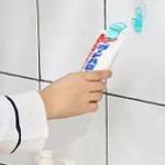 حامل أنبوبة المعجون و الغسول و المراهم هوك ضغط يتحمل وزن 300 جرام 2 قطعة ألوان متعددة KM