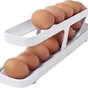 حامل بيض 2 رف ألوان متعددة