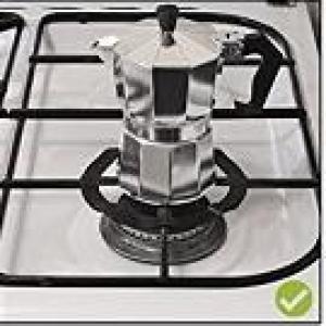 حامل كنك معدن للبوتاجاز 1 قطعة أسود