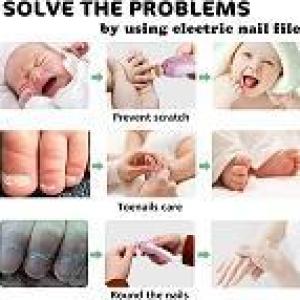 مبرد أظافرالأطفال 6 × 1 بالبطارية