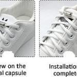 رباط أحذية قماش بالمغناطيس 1 قطعة ألوان متعددة