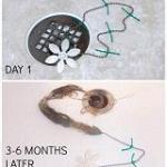 صفاية حوض بلاستيك بسلسلة لألتقاط الشعر