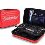 شنطة عدة حلاقة 1 قطعة احمر  - (الحجم - شنطة عدة حلاقة كبيرة)