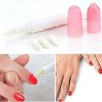 طقم مانيكير مزيل + زيت 2 قطعة ألوان متعددة