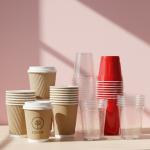 اكواب ورق وبلستيك