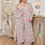 بيجامه 3 قطع بيج سايز