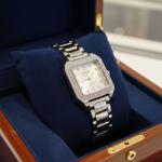 ساعه معدن الوان مربع