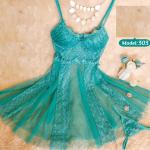 لانجري فراشه دانتيل الوان