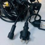 حبل فوانيس ليد شعلة حجم كبير