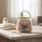 شنطه شفافه بحشو  خوص