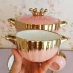 طقم صيني شوربه تاج